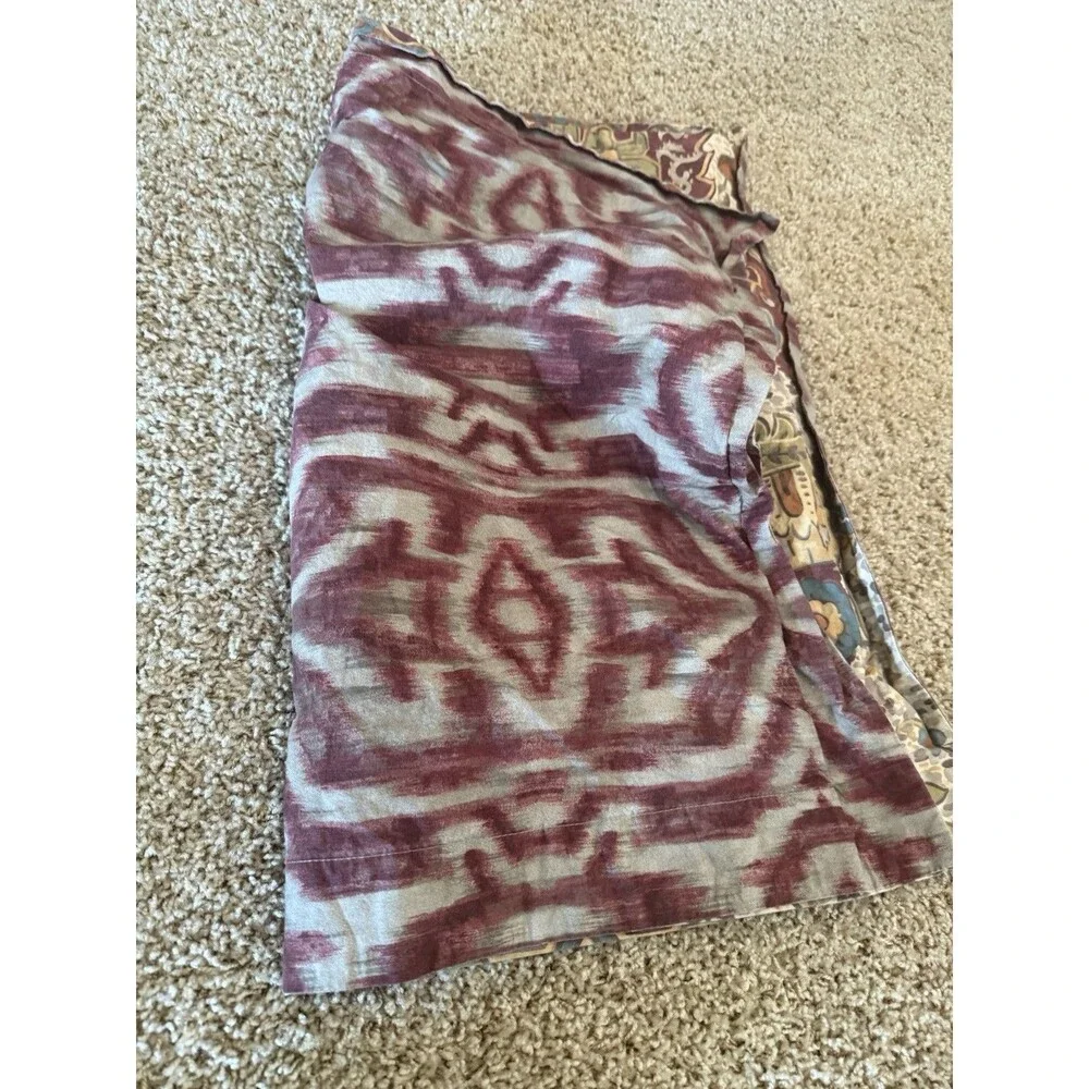 POTTERY BARN Angelina Ikat King DUVET & 2 Pillow Euro Shams Reversible